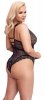 Bielizna erotyczna body z wiązaniami Cottelli 95F/2XL